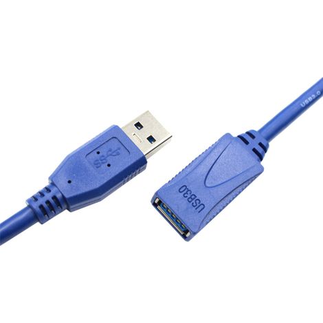 Câble extension USB 3.0 mâle vers femelle blindé transfert données 1 mètre (1/5)
