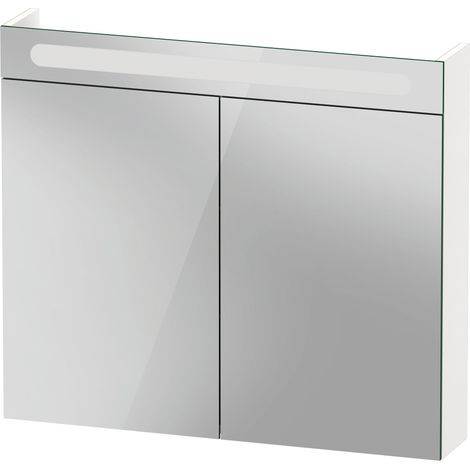 Duravit No.1 armario con espejo, 2 puertas, con iluminación LED,