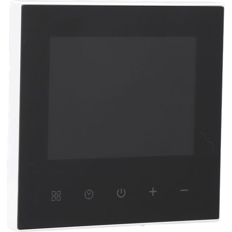 Thermostat programmable Wi-Fi avec écran tactile LCD, application et commande vocale, régulateur de température 100-240 V, installation encastrée (1/5)