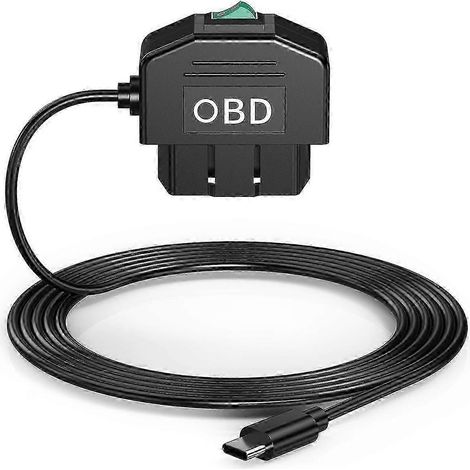 Kit de câblage OBD pour caméra embarquée avec port USB Type C pour 12 configurations de caméras embarquées européennes (1/4)