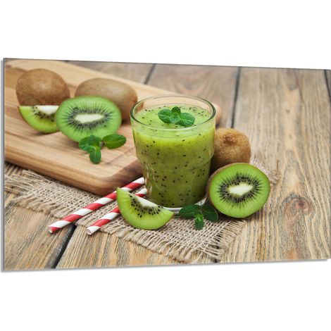 Glas-Herdplattenschutz 80x52 Kiwi (1/5)