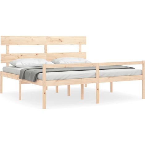 Maison Exclusive - Cama de matrimonio para personas mayores cabec