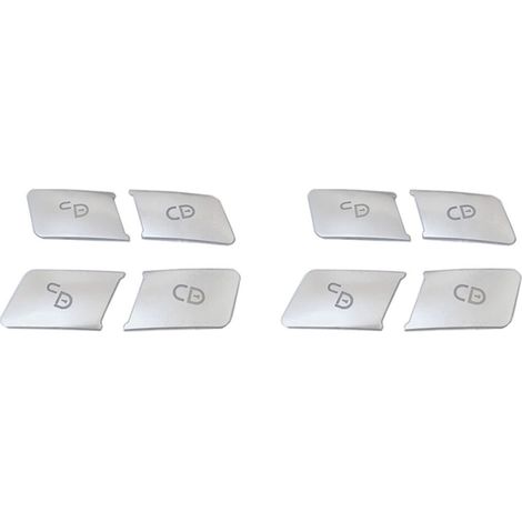 unidades para ABCE GLK ML GL G Clase G Botones de bloqueo y desbloqueo de puerta, pegatinas decorativas con purpurina