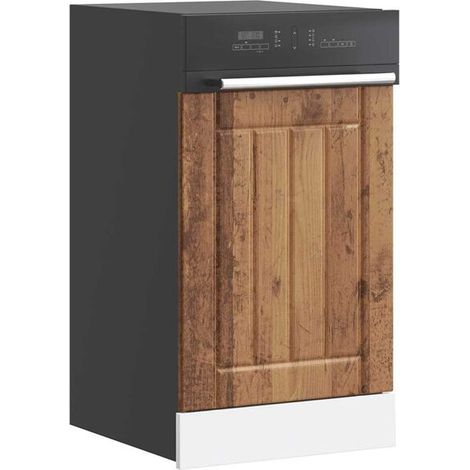 Panneau de lave-vaisselle Lucca vieux bois Bois d'Ingénierie, Design Moderne (1/5)