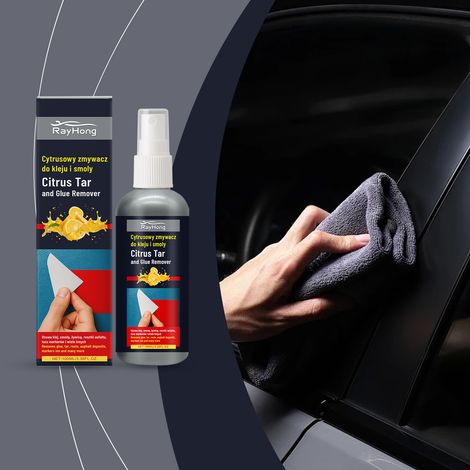 Auto-Klebstoffentferner-Spray – Entfernt Klebstoff von Autolack und Glas – Autowaschmittel – 100 ml -- BIEMMEDUE (1/5)