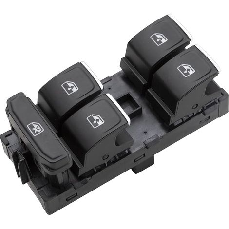 Interrupteur principal pour lève-vitre électrique compatible avec Golf MK7 Seat Ateca Ibiza Touran 5G0959857 5G0959857B (1/5)
