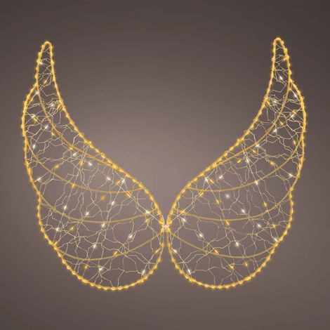 ALI D'ANGELO ORO 260 MICRO LED PER ESTERNO 1X50X24H CM (1/3)