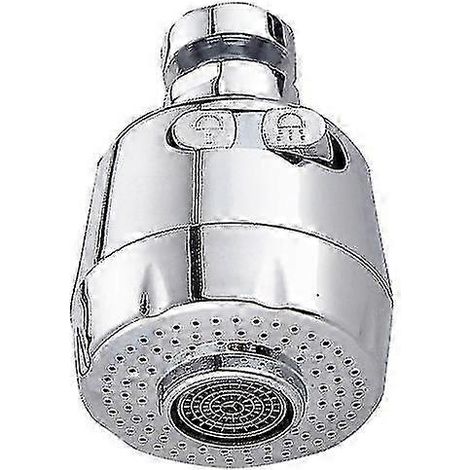 Aérateur de robinet rotatif à 360 degrés, pommeau de cuisine avec 2 modes de réglage, filtre de douche (court) - AquaForge (1/3)