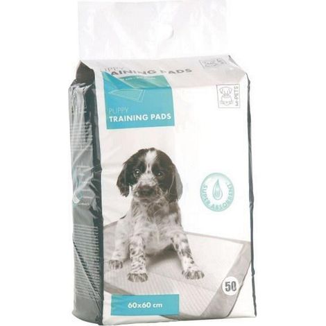 MPETS Tapis educateur PUPPY TRAINING PADS - Pour chiot - 50pcs - Blanc (1/2)