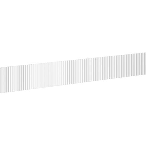 Mexen Rivel Front geriffelt für den Korpus des Badezimmerschranks 120 x 20 cm, weiß matt - 91A20-1200-235-1-01 (1/2)