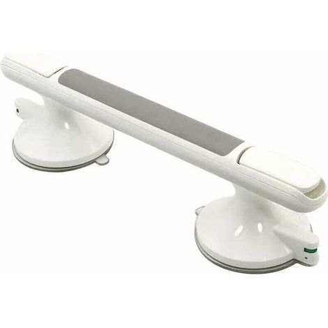 Poignée De Douche 12 Pouces Avec Ventouse Solide Barre D'Appui Salle De Bain Sécurité (1/4)