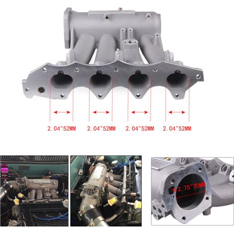 Modifikation des Ansaugkrümmers für Fahrzeuge, passend für Toyota Integra GSR B18C1 (Baujahre 1994–2001), 70 mm, DC2 (1/4)