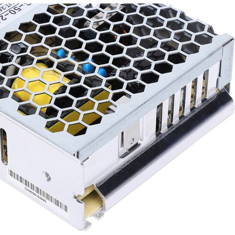 Alimentation à découpage BERM avec LED, tension réglable et protection contre les surcharges, 50 W, 85-264 V CA, LRS-50-24 (1/4)