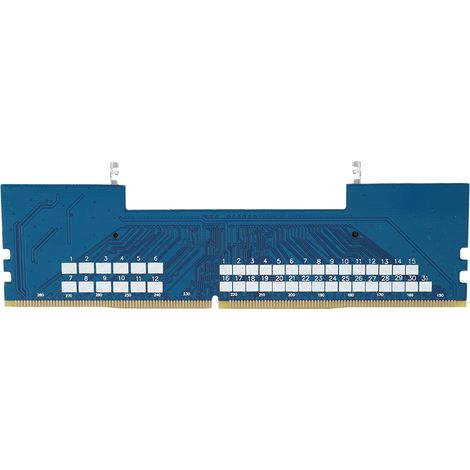 Adaptateur de connexion pour carte mémoire RAM professionnelle DDR4 SODIMM vers DIMM pour ordinateur de bureau (1/5)