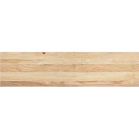Marches d'escalier 2 pcs,Tapis d'escalier non traité bois de chêne massif CFW875346 (1/5)