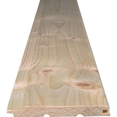 Profilholz Fichte Tanne A-Sortierung Softline 200 x 12,1 cm 14 mm Profilholz (1/2)