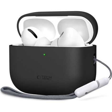 Schutzhülle aus Silikon für AirPods Pro 3 Kopfhörer – Schwarz (1/5)