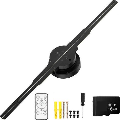 3D HD Holographic Projector 244LED Holographic Player Lüfterstecker--
