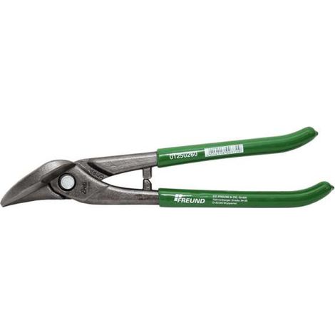 FREUND Idealschere/Kombinierte Blechschere rechts , HRC 56 (grün) 01250260 (1/3)