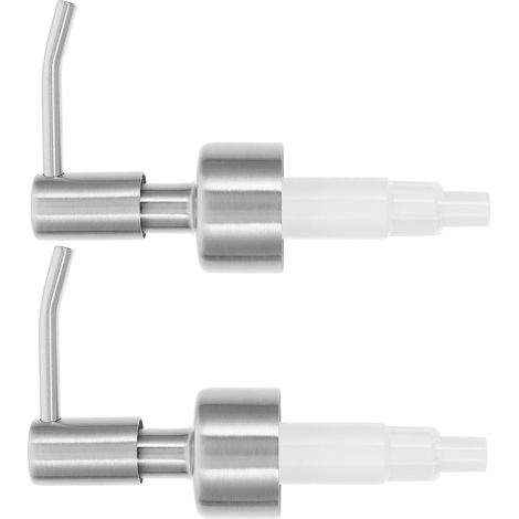 Dispenser Pump 2 Pieces Stainless Steel Replacement Parts (1/5)