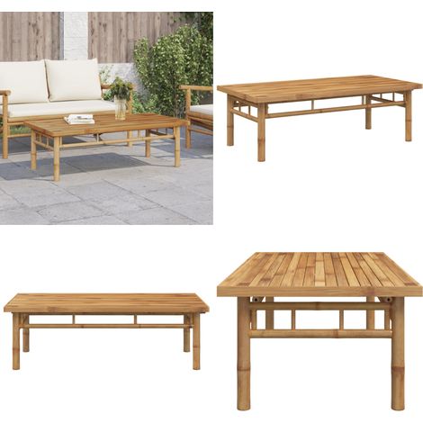 Table basse 110x55x35 cm bambou - Table Basse - Meuble Salle Séjour - Mobilier Intérieur - Table D'appoint - Table Design - Home & Living (1/5)