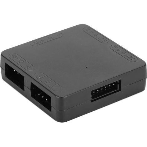 Adaptateur d'éclairage RGB Converter Wizard 3 broches (+5V) ARGB vers 4 broches (+12V) RGB pour ventilateurs (noir) (1/5)