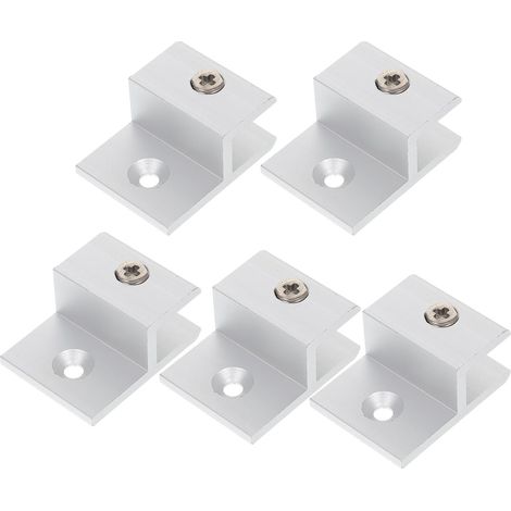 Stück Glasregalhalterungen aus Aluminiumlegierung 10 mm