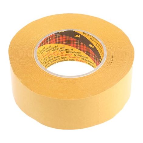 Ruban papier double face Beige 3M 9084, 50mm x 50m x 0.1mm 8 N/cm ( Prix pour 1 )