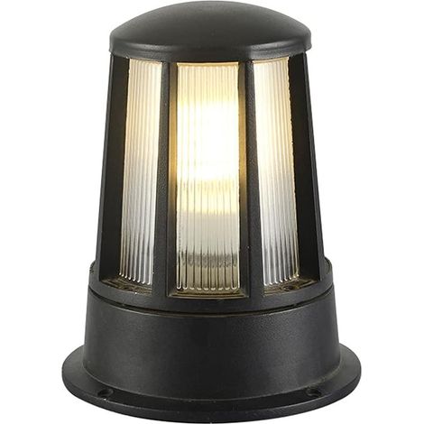 Lampadaire extérieur noir lampe paysage rue lampadaire lampe colonne imperméable à l'eau et anti - rouille lampe clôture Lampe Jardin extérieur Villa coin lumière