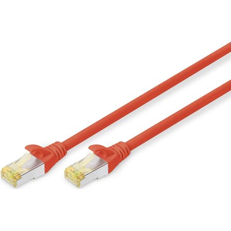 Digitus DK-1644-A-050/R câble de réseau Rouge 5 m Cat6a S/FTP (S-STP)