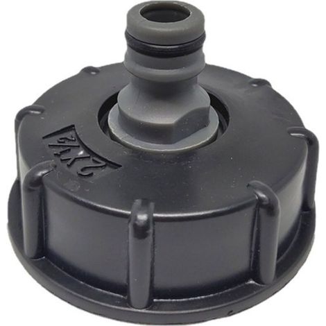 Adaptateur IBC 60mm pour Tuyau Jardin - Raccord Réducteur Robuste pour Cuve et Tonneau (1/4)