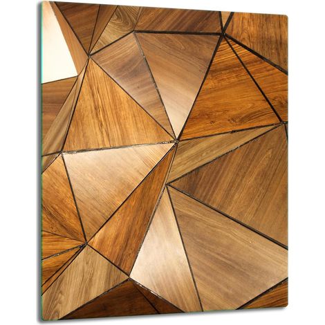 Plateau de table en panneau de verre 40x52 en bois (1/5)