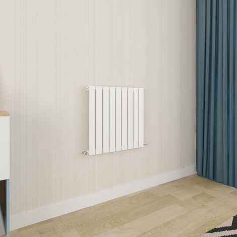Biubiubath Flat Panel Radiator 600x612mm Single White