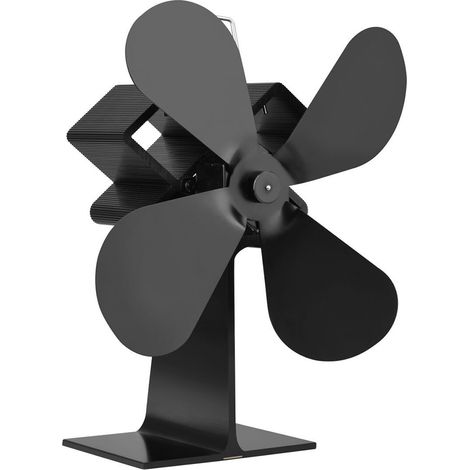 Ventilatore a camino a 4 pale per una distribuzione efficiente del calore. (1/5)