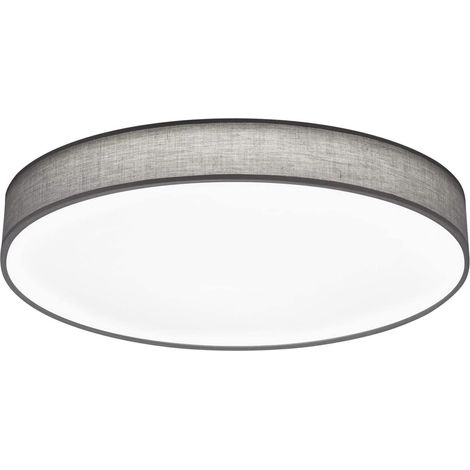 Plafonnier, Métal, 60 W, Gris (1/5)