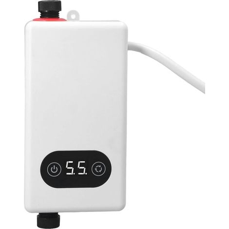 Aiperq Chauffe-eau électrique, Chauffe-eau Instantané, 220V 3,4KW Conversion de Fréquence Chauffe-eau électrique sans Réservoir à Température Constante (1/4)
