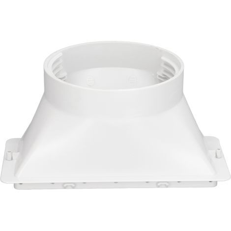 Raccord universel pour tuyau de climatiseur portable, filetage horaire et antihoraire, diamètre 5 pouces, interface rectangulaire, adaptateur pour tuyau 130 mm