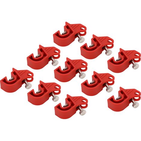 Lot de 10 dispositifs de verrouillage de disjoncteur multifonctionnels et universels pour applications industrielles (1/5)