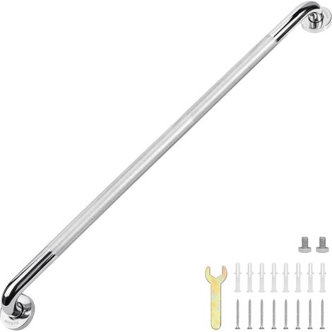 Barre d'appui de salle de bain, barres d'appui antidérapantes de 99,1 cm, poignées de douche en acier inoxydable SUS 304 chromé, support de main courante de sécurité, barres d'appui pour (1/5)