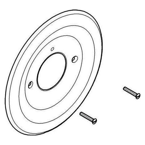 Rosette 47170 für Automatic 2000 178mm weiß (1/3)
