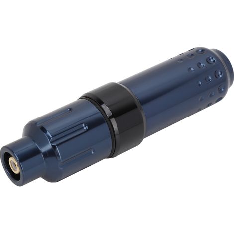 Machine à tatouer tout-en-un avec interface RCA, moteur puissant, stylo à tatouer rotatif, pour le traçage et l'ombrage, bleu fumé. (1/5)