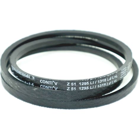 Courroie trapézoidale lisse Contitech Conti V Z51 10 x 1295 Li / 1318 Ld