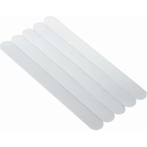 Lot de 10 Autocollants Antidérapants pour Salle de Bain en Eva Colle Acrylique Étanche (2×20cm), Améliore la Traction, pour Couloir et Balcon (1/5)