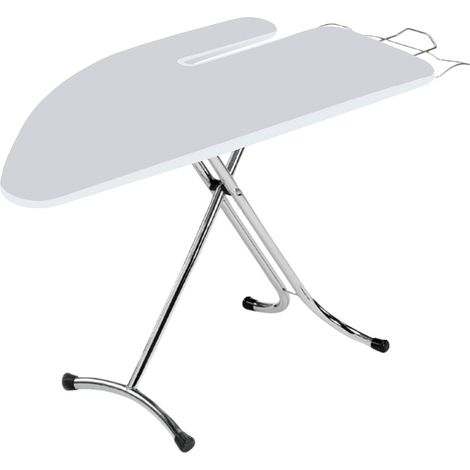 Asse da Stiro Completo Festival Plus 125x48 cm con Piano Stiramaniche Gambe Triple Regolabile in Altezza