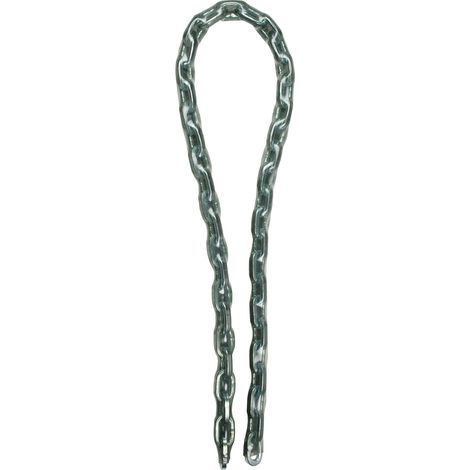 Master Lock 8017EURD Catena in Acciaio cementato Rivestimento Vinile, 150 cm x 0,8 cm (1/4)