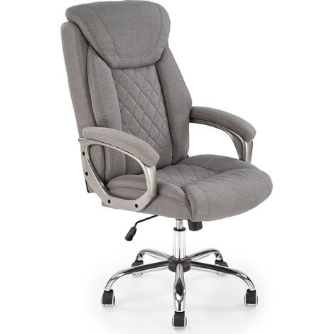 Silla de oficina Houston 1602, Gris, 113x66x71cm, Con reposabrazos, Con ruedas, Mecanismo de la silla: Inclinación (1/5)