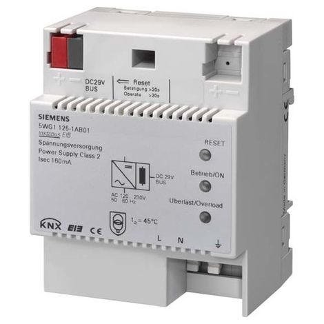 Siemens Fuente de alimentación DC 29 V, 640 mA, con salida adicional sin estrangulamiento, 5WG11251AB22