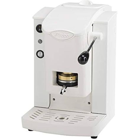 Faber Slot Plast Lite Macchina Per Caffè A Cialde Termoregolatore 95 Gradi Pressacialde Estraibile Grigio/Bianco