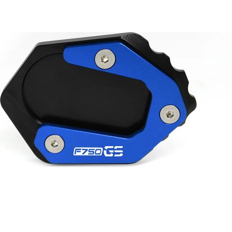 (BU F750S) Compatible avec les motos BMW F 850 GS, F850GS, F750GS et F850 GS (2018-2022) : béquille latérale CNC, plaque d'extension et coussinet Maxpower. (1/4)