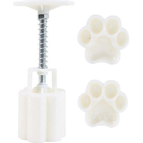 Moule à gâteau de lune de 50 g pour la mi-automne, presse manuelle à faire soi-même pour tampon à biscuits en forme de patte de chat. (1/5)
